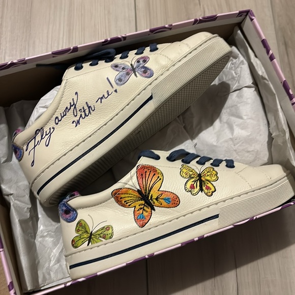 Brighton Leather Sneakers Butterfly - Picture 3 of 5